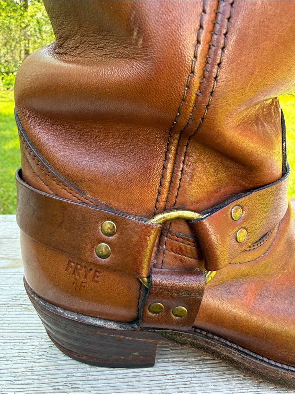 Vintage Made in USA Frye
Brown Leather Harness Boots - Picture 9 of 13